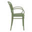 Chaise d'appoint empilable pour patio Farrah-1937411766