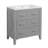 30 " W Freestanding Standard Free Standing Single Double Single Vanity Bathroom Vanity With Ceramic Top