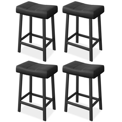 Bar Stool with Iron Frame
