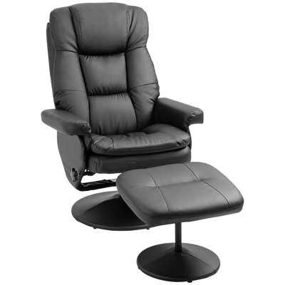 Recliner And Ottoman With Wrapped Base