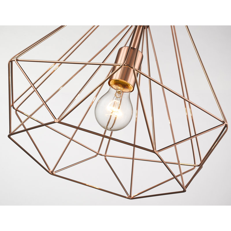 Angus 1 - Light Single Pendant, Copper