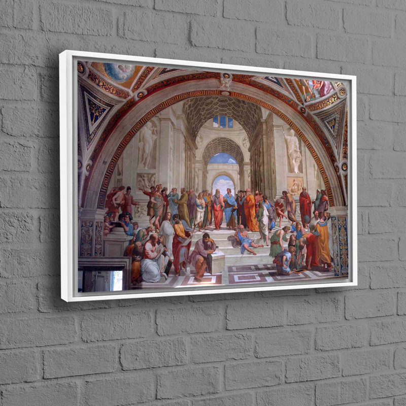 Print on Canvas, 20 cm H x 30 cm W, White Floater Framed