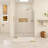 60 In. W X 71 In. H Pivot Framed Shower Door In Chrome Finish-120047457