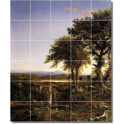 Carreau de céramique décorative 40 po x 48 po 8 po x 8 po