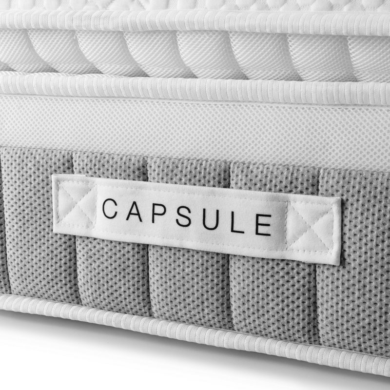 Upholstered Bed with Mattress, Kingsize (5')
