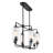 Nunley 6-Light Linear Chandelier in Matte Black-1050238365