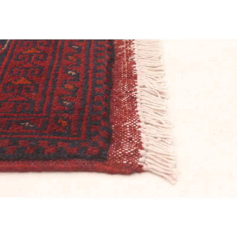 Tapis unique en laine noué à la main 6 pi 6 po x 9 pi 8 po nouvel âge Obidiah