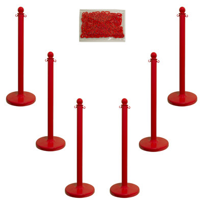Ensemble de 6 poteaux de chandelier