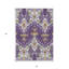 Tapis intérieur lavable en ikat doré 3 pi x 5 pi