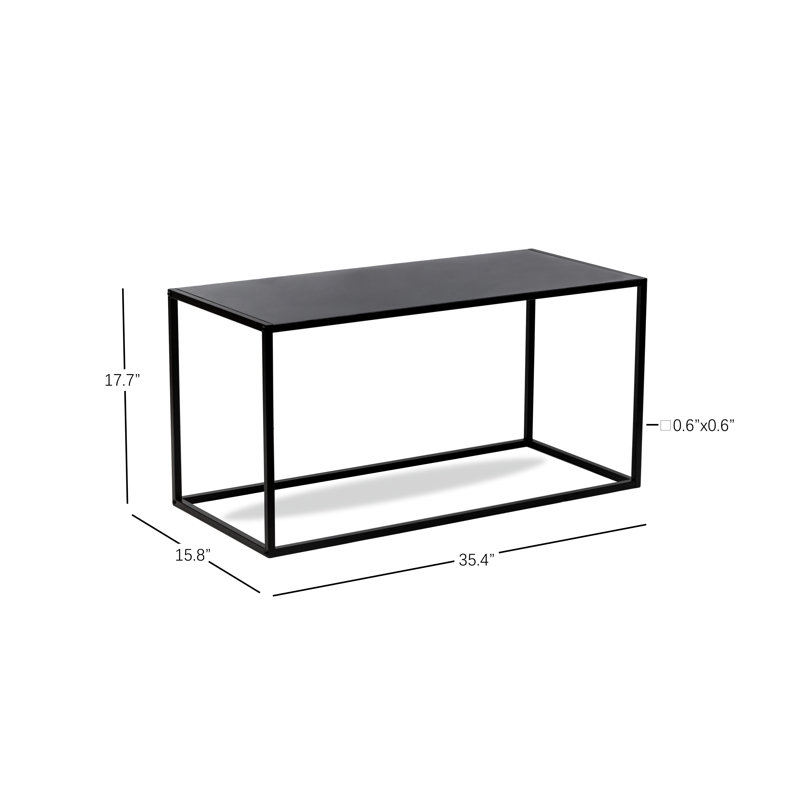 Table basse Perreira, H 17,8 po x L 35,5 po x l 15,8 po