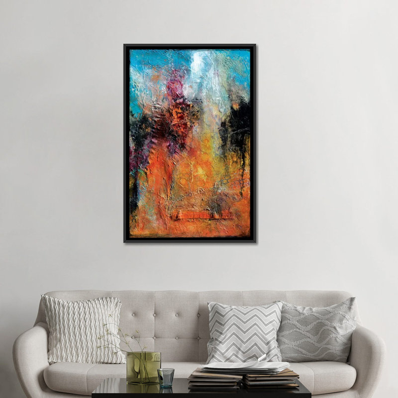 Chasse au trésor, reproduction d'art sur toile tendue, H 26 po x l 18 po x P 1,5 po, Toile avec cadre flottant noir