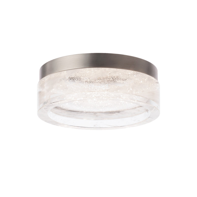 Melange 1 - Light LED Flush Mount, Brushed Nickel