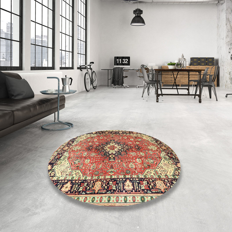 Oriental Indoor Rug, Round 8'