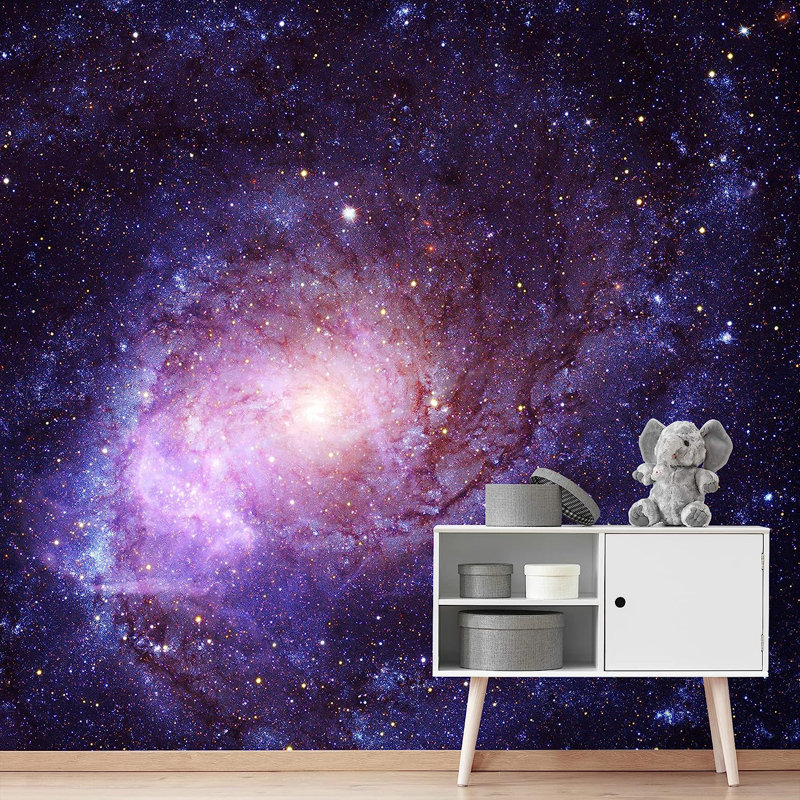 Papier peint transparent Planète dans l'espace extra-atmosphérique Galaxy, L 66 po x l 96 po