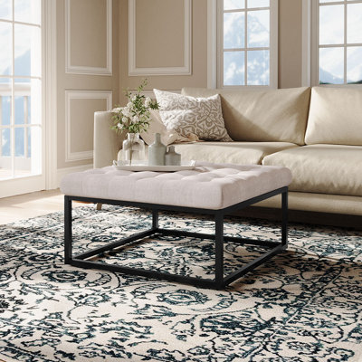 Linen Upholstered Bench