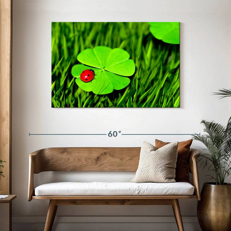 Harnek Four Leaf Clover Ladybug, 30" H x 45" W