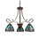 CHLOE Lighting LIAISON Mini-lustre 3 lumières au fini bronze antique de style victorien de 25 po de large