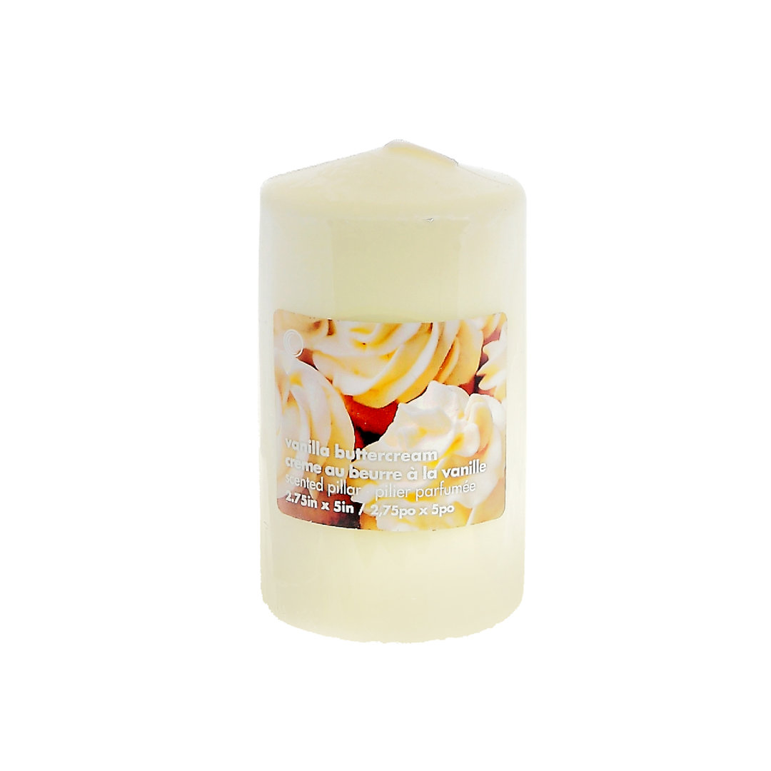 Vanilla Scented Pillar Candle (Set of 2) iH casadécor