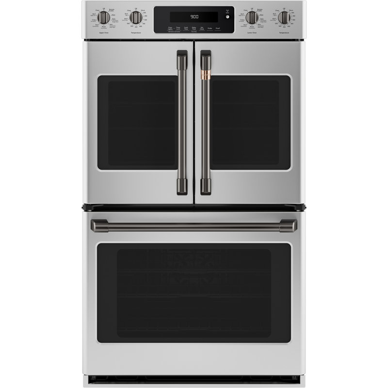 French Door Wall Oven Handle Kit, Brushed Black