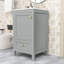 Meuble-lavabo de salle de bain avec lavabo en céramique, armoire à porte à fermeture douce, support de rangement et tiroir-1945868238