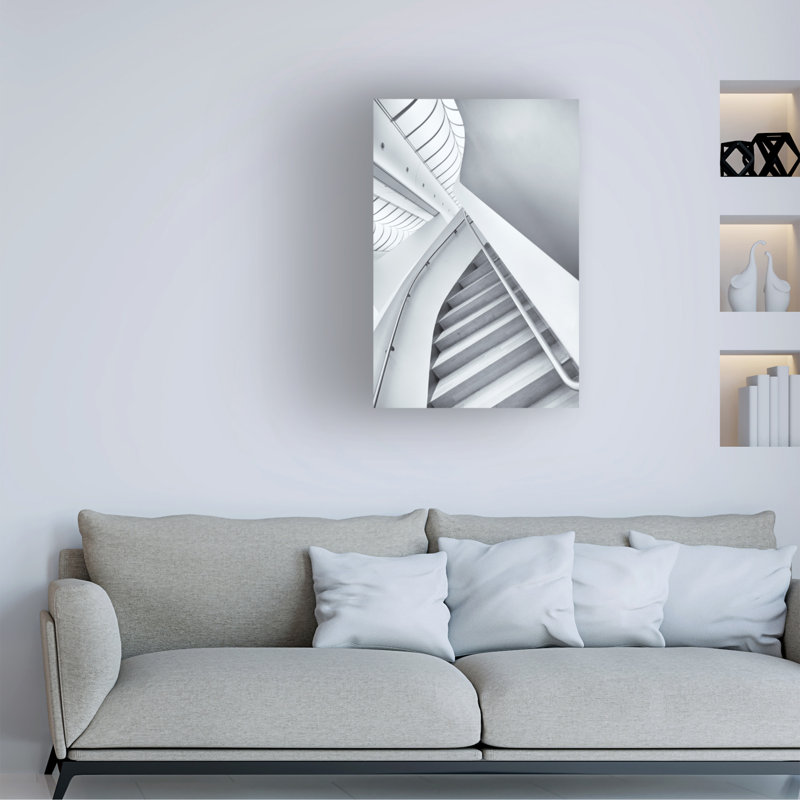 Art sur toile Jeroen Van De One Way Up, H 19 po x l 12 po