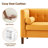 Chelsea 77'' W Mid Century Upholstery Tufted Sofa-1521167947-1500739419