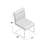 Pirlo Leather Side Chair-66446303
