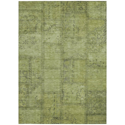 Tapis intérieur / extérieur lavable et patchwork 5 pi x 8 pi HomeRoots