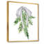 Bouquet floral de Noël avec coton, branches V - Peinture sur toile-67391130-67391132
