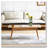 Coffee Table with Solid Wood Top