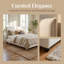 Lit plateforme tapissier avec tête de lit Cocoon-2139789888