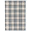 Lakeville Plaid Charcoal Handwoven Indoor/Outdoor Rug-1428606766