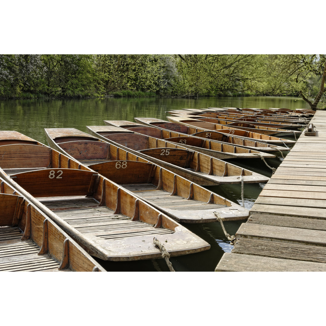 Oxford Punts von GordonHeeley - Kunstdrucke