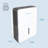 Keystone 50 Pint Portable Dehumidifier for up to 4,500 Sq. Ft. in White