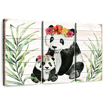 Couronne florale Brampt Pandas