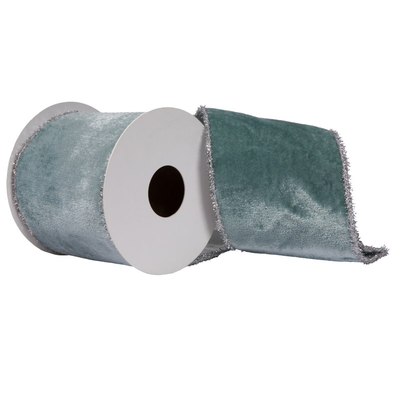 Ruban de Noël, H 4 po x l 180 po x P 4 po, gris