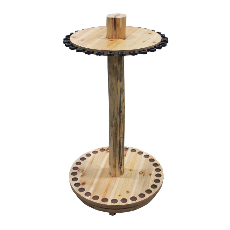 Wood Fishing Rack