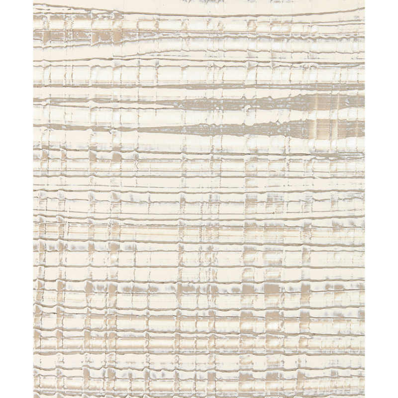 Modern Luxury Vinyl Metallic Wallpaper Roll, White Sand