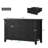 Drawer Dresser BAR CABINET Side Cabinet,Buffet Sideboard,Buffet Service Counter,Solid Wood Frame-377390423
