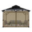 Moustiquaire pour pavillon de jardin Aoodor-95272004-95272001