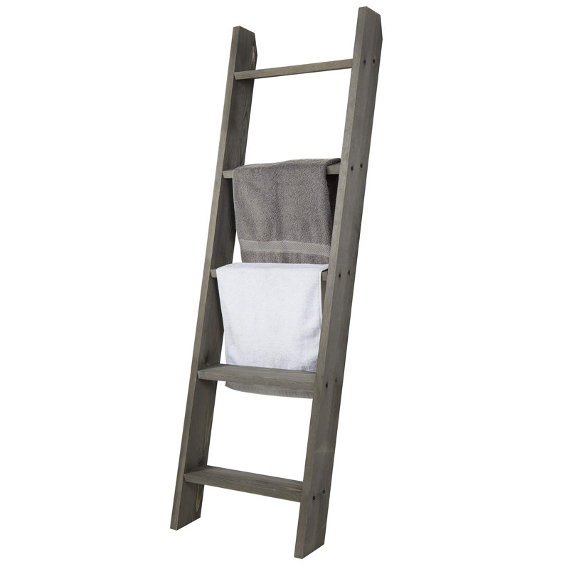 Solid Wood 4.5 ft Blanket Ladder