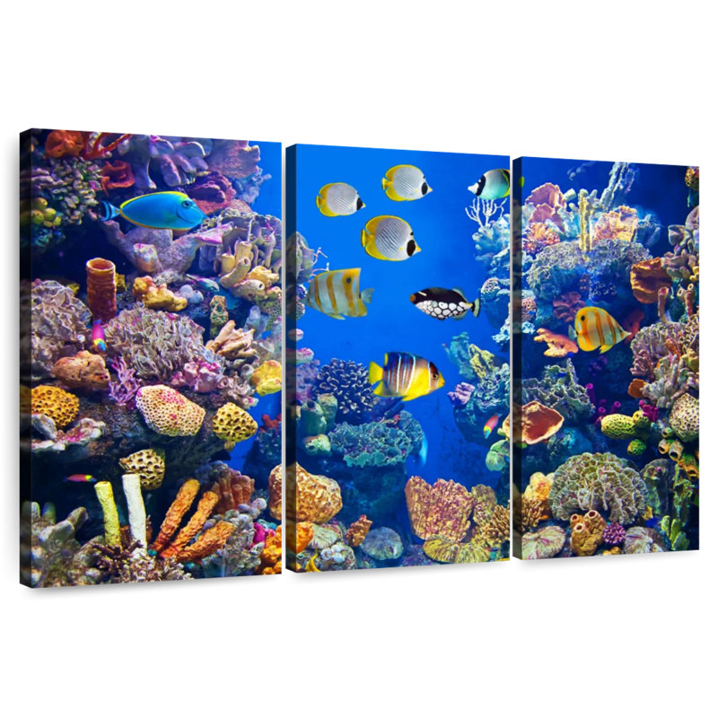 Aletra Teeming Underwater Life, 42" H x 65" W