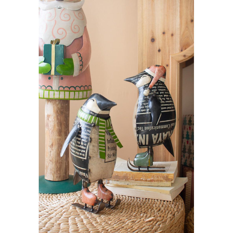 Ensemble de 2 figurines de pingouin Kalalou