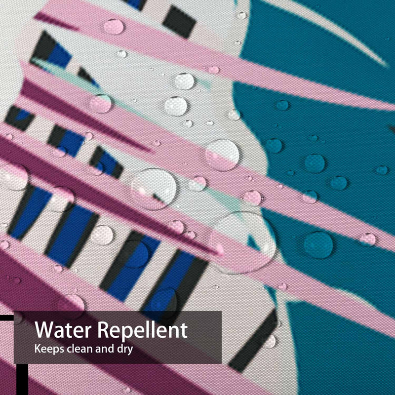 Rideau de douche transparent transparent, rideaux de douche pour la salle de bain avec 12 crochets, L 72 po x l 78 po