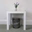 JVL Polypropylene WITH SILVER METAL TRIM ON TOP Decorative Bin