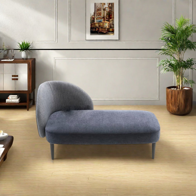 Chaise en bois massif luxueuse et confortable, Orienté à gauche (vu de face)