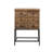 Retro Walnut Solid Wood Accent Cabinet