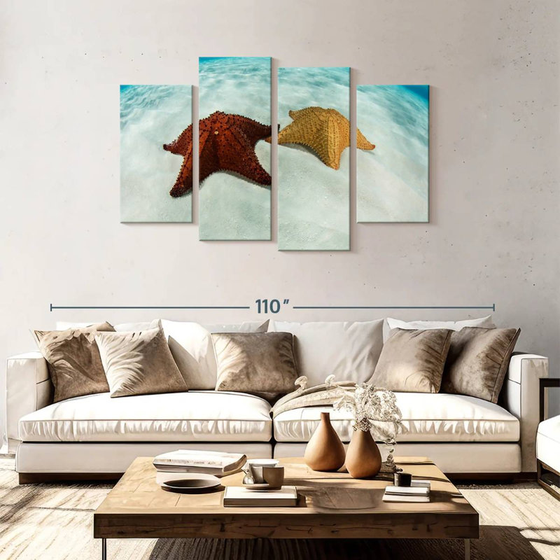 Brampt Caribbean Starfish, 48" H x 75" W