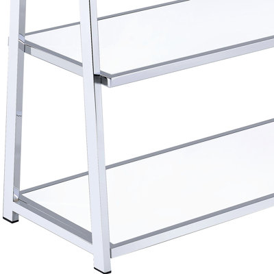 Modern White Bookshelf With 6 Fixed Shelves - Functional Storage Elegant 6-Shelf Decorative Piece