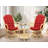 Upholstered Swivel Accent Chair-778540617-765440406